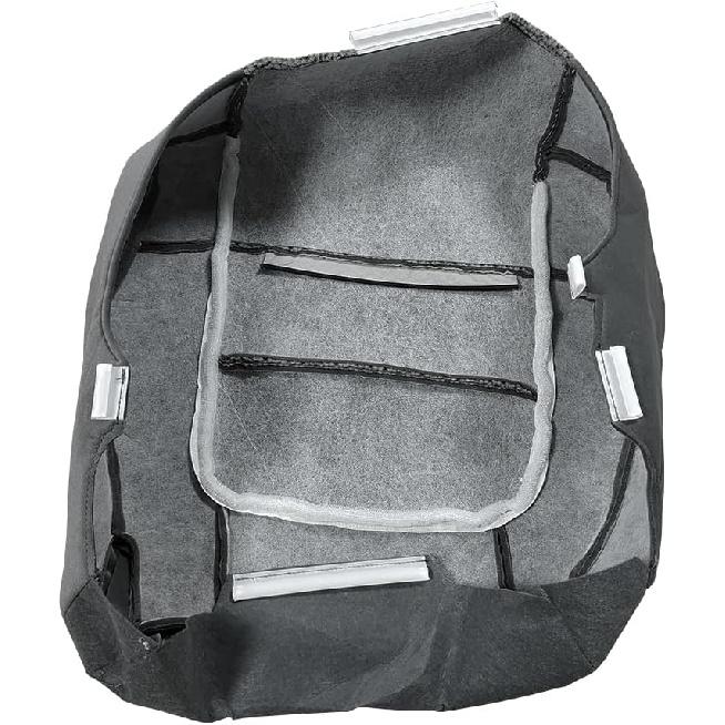 Gray Driver Side Bottom Replacement Cloth Seat Cover Fit for Ford F150 XLT 2001 2002 2003