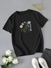 Oversized T-shirt with Floral Print