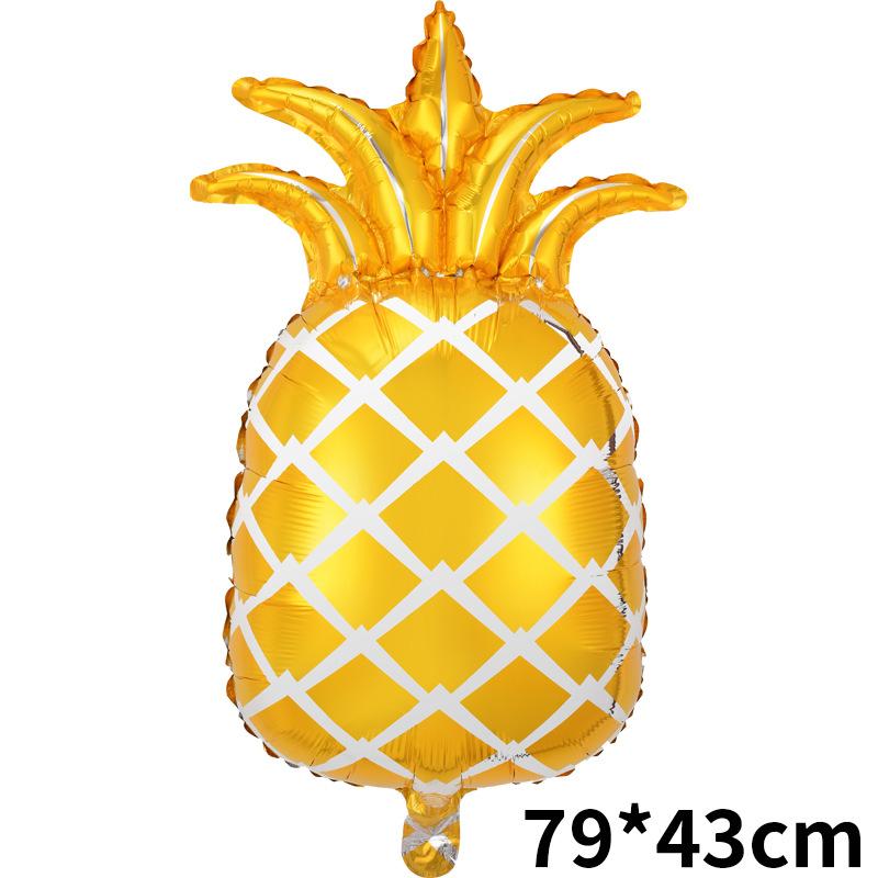 Special-Shaped Vegetable Fruit Aluminum Film Balloon Broccoli Orange Carrot Tomato Fruit And Vegetable Theme Decorative Balloon