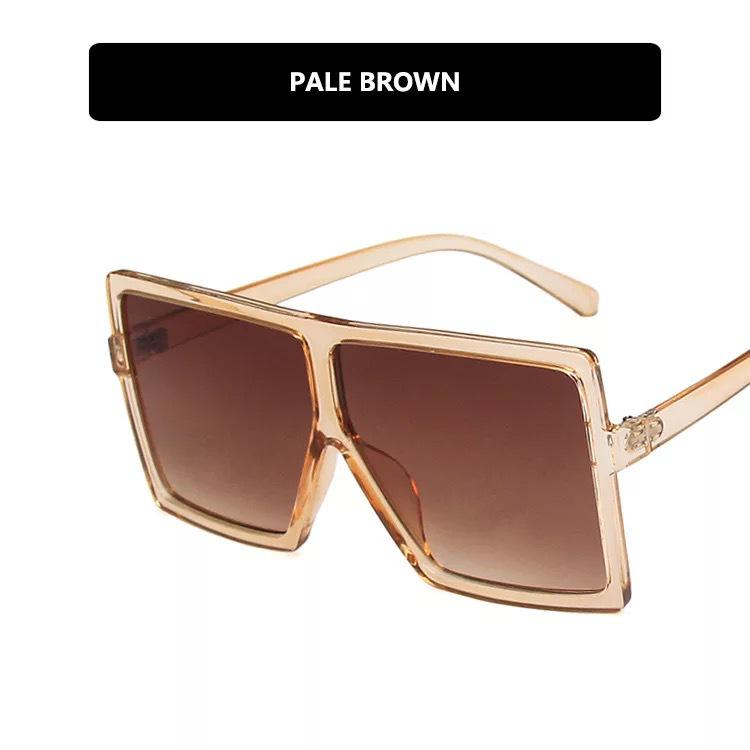 Retro Large Square Frame Sunglasses - European & American Street Style 2020