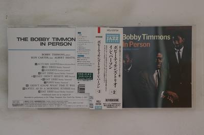 CD BOBBY TIMMONS  In Person 2 VICJ23734 RIVERSIDE 1992 Japan Obi Jazz Used