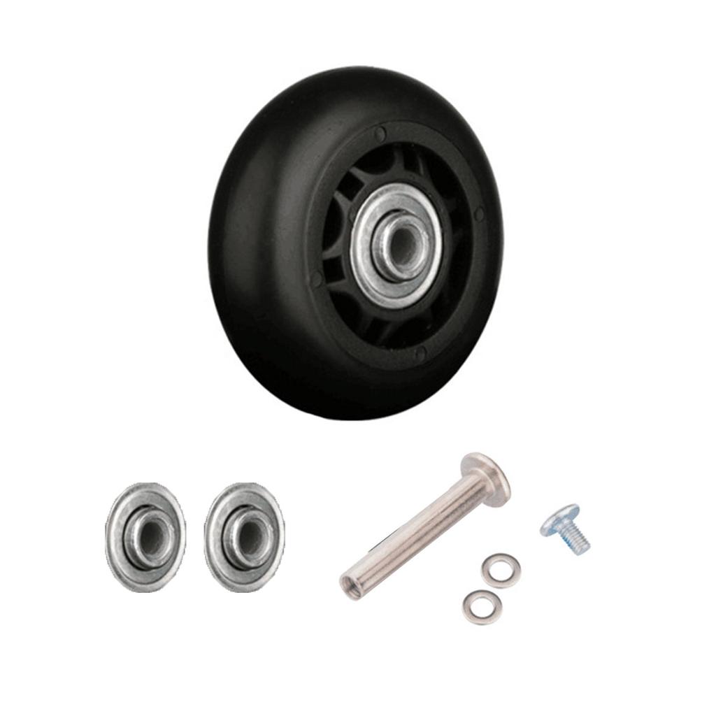 Suitcase Wheels Trolley Case Luggage Wheels Flexible Luggage Suitcase Swivel Wheels Mute Suitcase Replacement Wheels