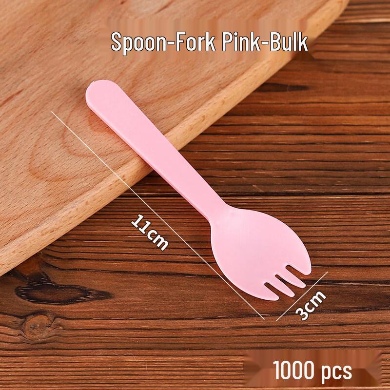 Individually Wrapped Disposable Plastic Dessert Utensils