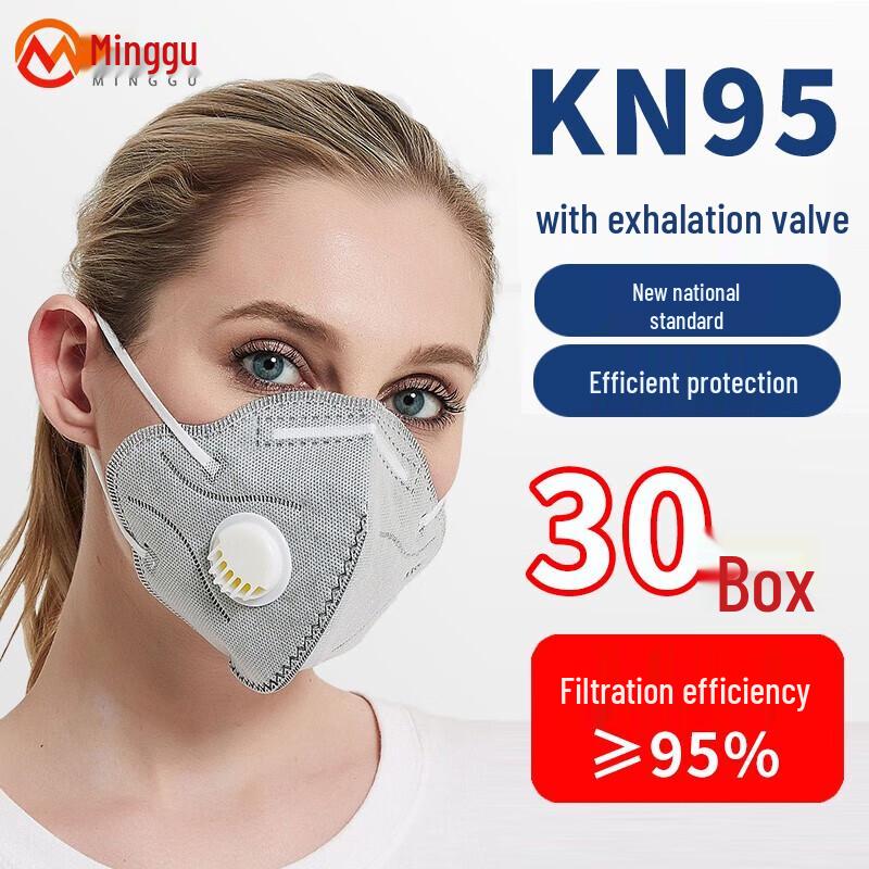 KN95 Dust Mask with Breathing Valve