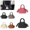 Solid Color Parent-child Bag PU Leather Sweet Shoulder Bag Cute Mini PU Crossbody Bag  Summer