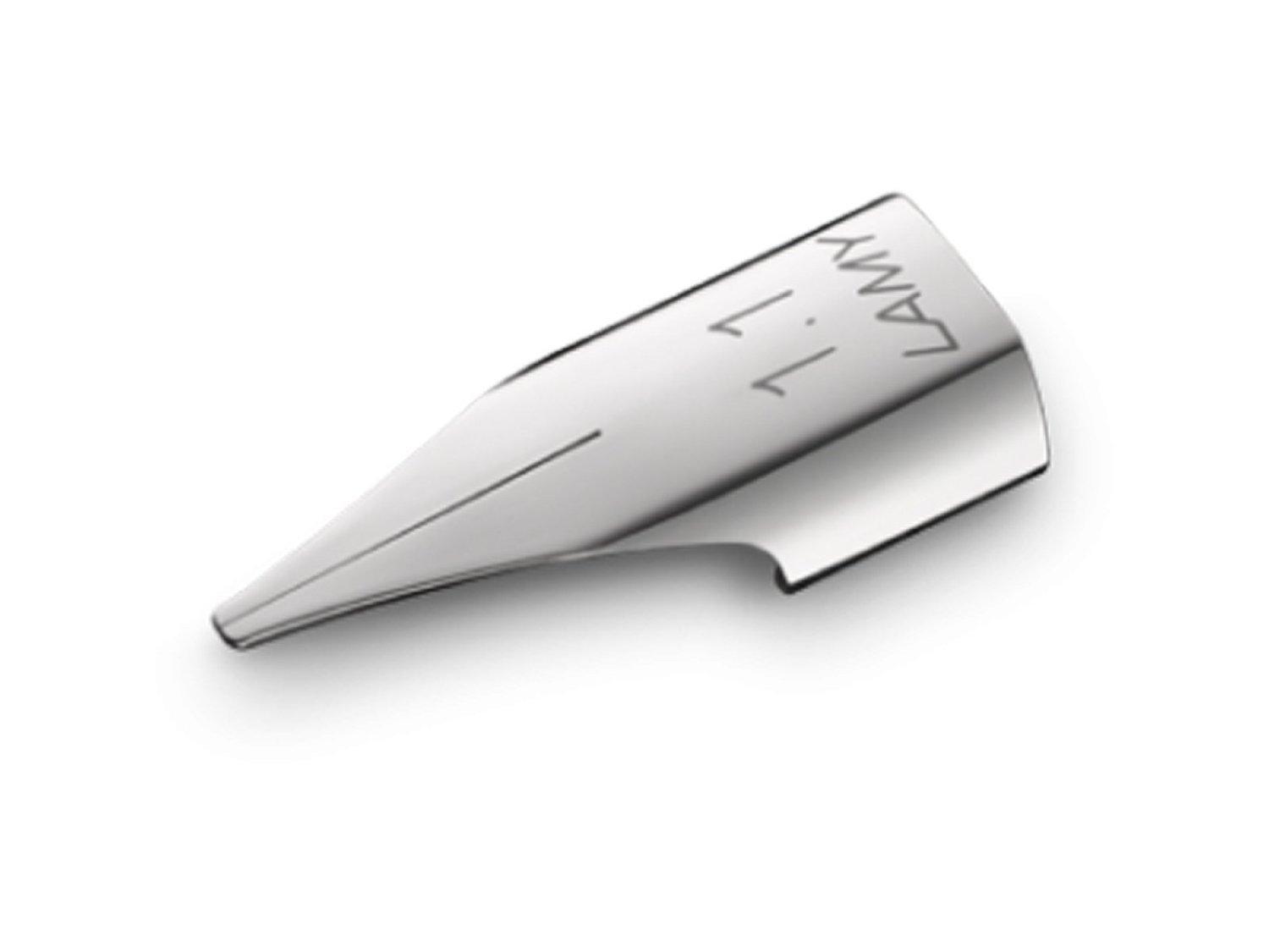 

LAMY Сменное перо для перьевой ручки Z50 Серебристое Оригинал Прямой импорт из Германии для корпуса, (1,1 мм Каллиграфия) [Использовал] белый