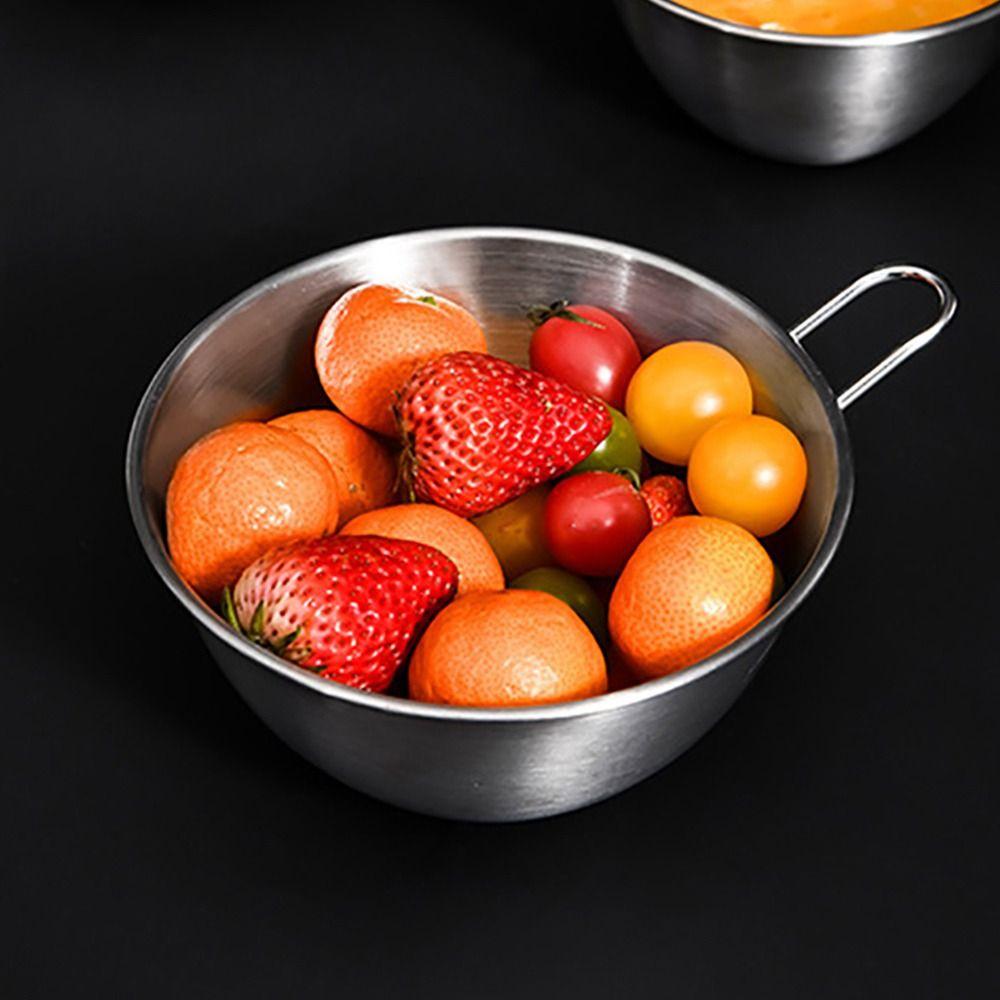 with Handle Bowl 304 Stainless Steel Fine Mesh Strainer Colander Basket  Kitchen Tool