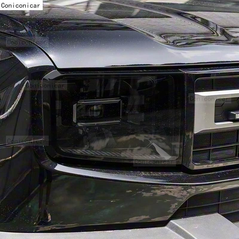 Für JETOUR T1 2025 Auto Scheinwerfer Geräuchert Schwarz TPU Schutzfolie Frontlicht Tönung Farbwechsel Abdeckung Aufkleber