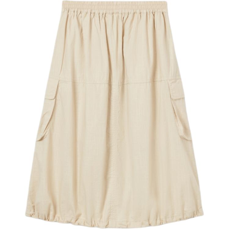 Levis Loose Solid Soft Comfortable Casual Long Skirt Women skirts Light-Brown 003W4-0002