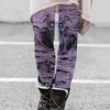 Women's Fashion Halloween Print Stretch Leggings - Casual Pants for Home and Holiday Wear