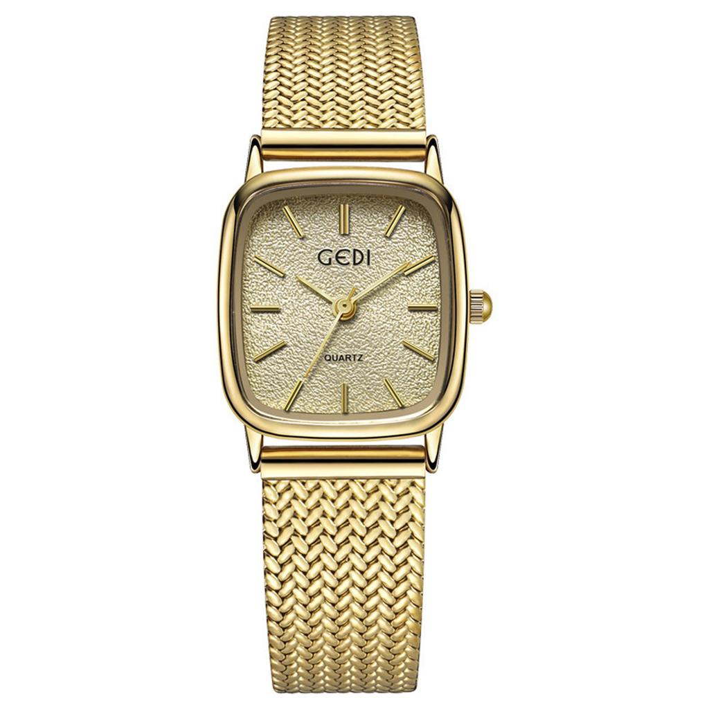 Middle Aged Exquisite Women's Watch, High-end Fire Pattern Texture Watch, Light Luxury High Appearance Watch