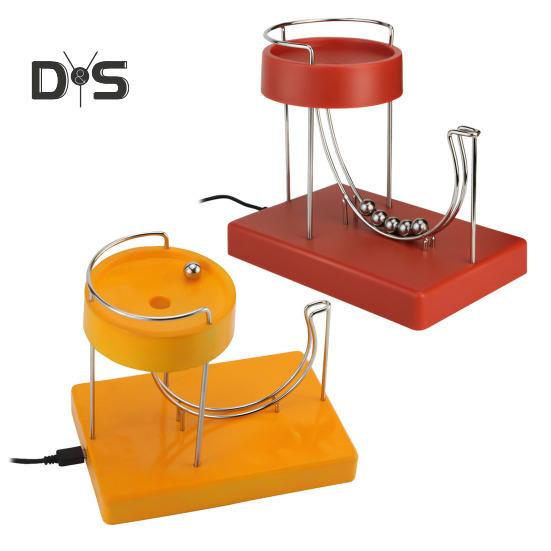 Perpetual Motion Machine Desk Toy USB Powered Non-Stop Motion Device Anxiety Stress Relief Home Office Desktop Decoration Ornament