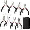 8-Piece Jewelry Pliers Set, Mini Precision Pliers Kit With Storage Case For Jewelry Making, Electronics Repair & DIY Crafts