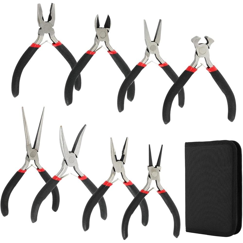 8-Piece Jewelry Pliers Set, Mini Precision Pliers Kit With Storage Case For Jewelry Making, Electronics Repair  DIY Crafts