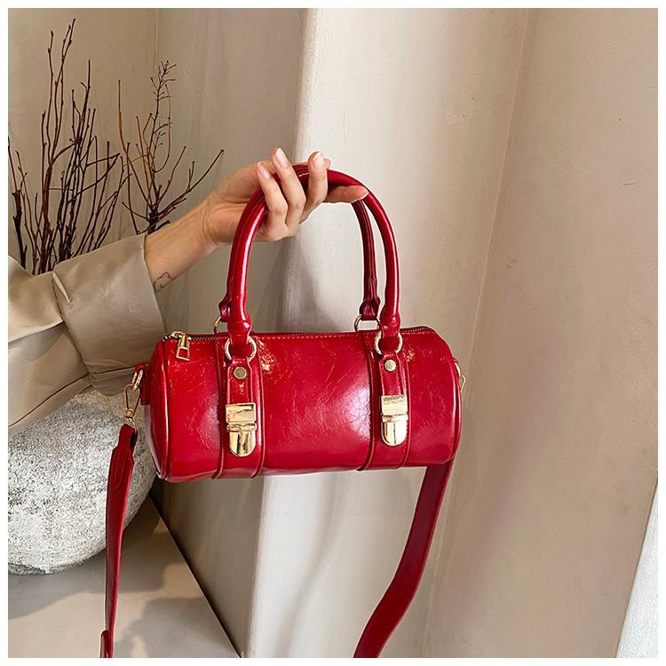IELGY Boston Handbag Ladies All-Match Large-Capacity Commuter Shoulder Messen