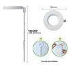 USB Angel Ring Plant Grow Light with Timer and Dimming, Telescopic Pole for Full Spectrum Succulent and Green Plant Supplement