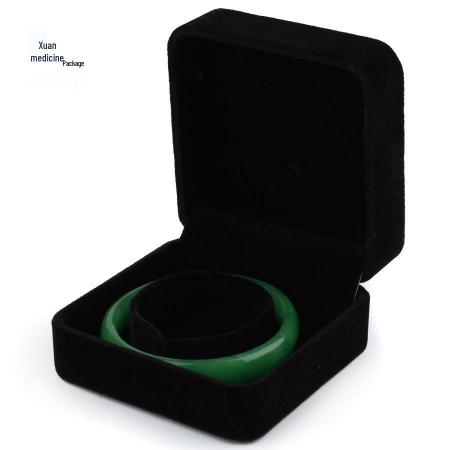 Set of 16 Black Velvet Jewelry Boxes for Earrings, Rings, Pendants, and Bracelets with Logo.