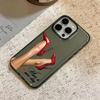 Red High Heels And Legs Phone Case For Iphone 16 Pro Max 17 Air 16 15 Pro 14 13 12 11 14 Plus Shockproof Silicone Funda Cover