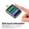 Type-C Fast Charging Tester, Digital DC Voltmeter, Ammeter and Power Meter, USB Bidirectional Charging Monitor DC 4.5-48V 0-6A