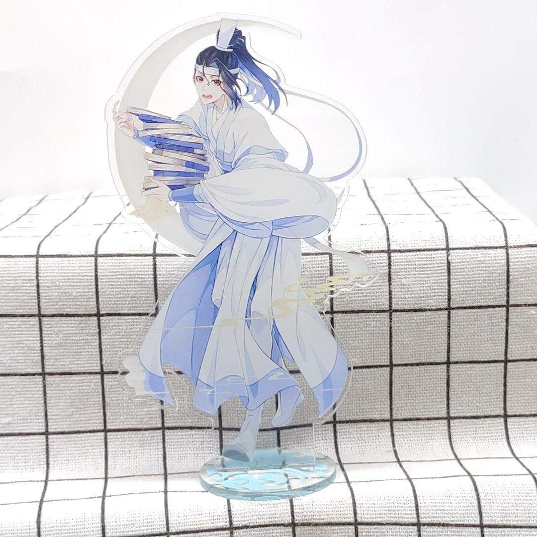 

1 шт. Mo Dao Zu Shi, акриловая фигурка-подставка, экшн-игрушка, Grandmaster of Demonic Wei Wuxian Lan Wangji, стоячая тарелка, украшение для рабочего стола a