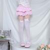 Fashionable Elegant Thigh High Long Stockings for Women Anime Cosplay Cats Rabbit Ears Accent Over Knee Socks Hosiery