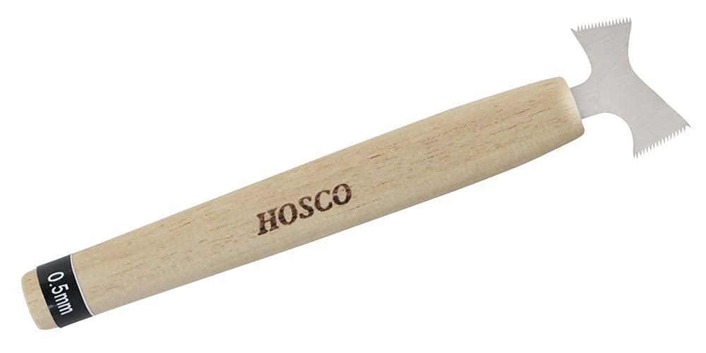 HOSCO Luthiers Tools Fret Slot Cleaning Saw, Double-Edged, Blade Thickness 0.50mm TL-H-SCSWD05