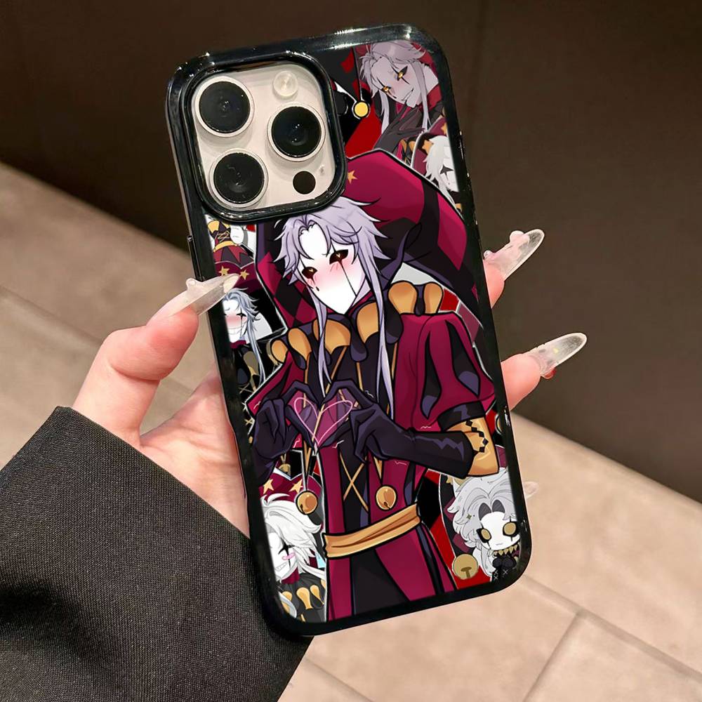 Der Freak Circus Pierrot Für IPhone 17 16 15 14 13 Pro 12 11 Pro Max Harte PC+TPU Handyhüllen Rückabdeckung