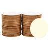 100pcs/lot 5/6cm Unfinished Wood Square Slices, Blank Wooden Round Pieces for DIY Crafts, Art, Home Decor, Engraving, Painting