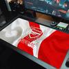 Mouse Pad do Arsenal Football Club Almofada Grande para Mesa de Jogo Antiderrapante Tapete Grande XXL para Laptop Tablet Tapete para Mini PC com Borda Travada_XIA