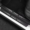 For Skoda Logo Car Door Sill Scuff Anti Scratch Protector Stickers Rapid Fabia 1 Octavia A7 Scala Yeti Kodiaq Karop Kamiq Superb  HJ1