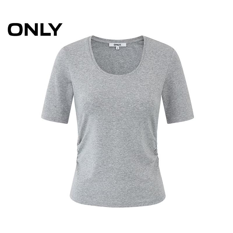 ONLY 2026 Autumn Slim-Fit U-Neck Five-Sleeve T-Shirt