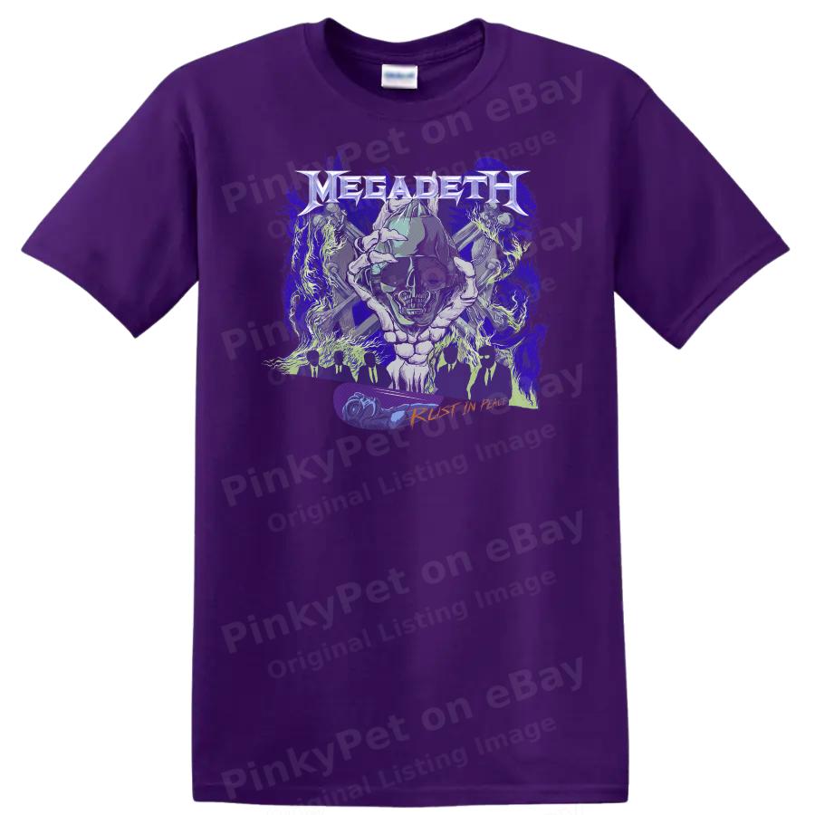 Skull Graphic T Shirt Heavy Metal Music Fans Graphic Tee Illustration Art