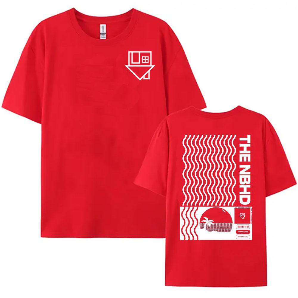 Wiped Out Album Tlačené Tričká The Neighbourhood NBHD Kapela Tričko Bavlna Vysoká Kvalita Letné Tričko Dámske Pánske Oblečenie Tee
