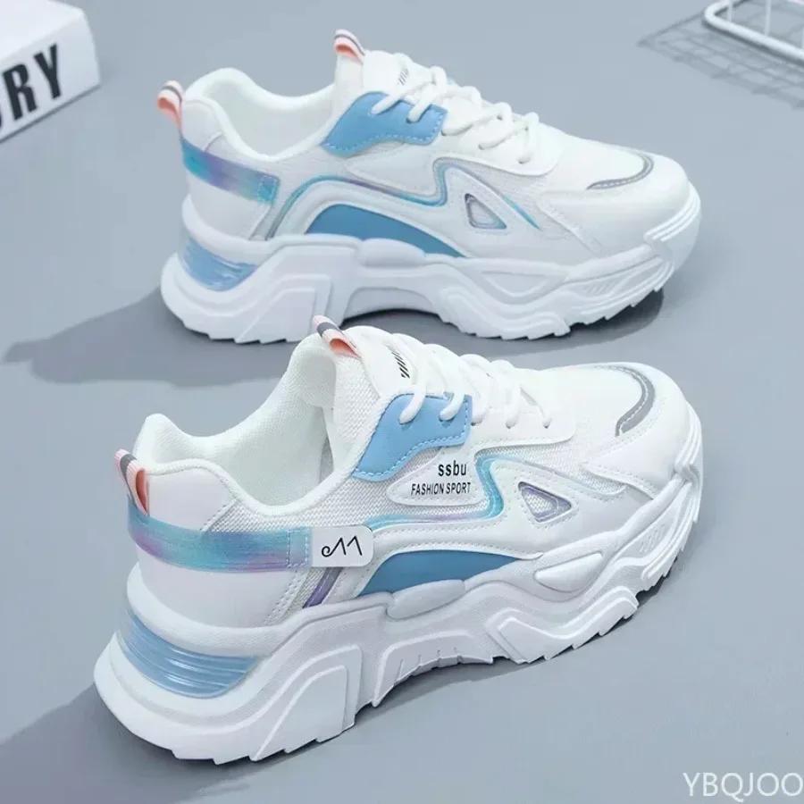 2025 Sneakers Women Platform Flat Shoes Woman Shoes Green Casual Trainers Ladies Chunky Sneakers Women Shoes zapatos de mujer
