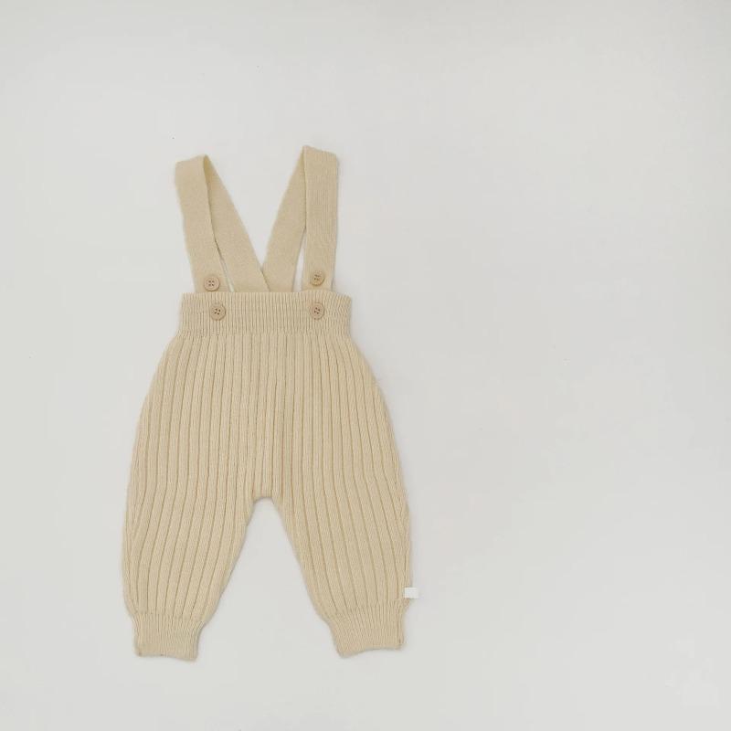 Autumn Baby Sleeveless Knit Romper Newborn Knitted Overalls Boy Girl Infant Jumpsuit Toddler Clothes