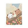 Cute Bubu And Dudu Blankets Fleece  Soft Throw Blanket For Bed Bedspread