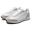 Puma R78 Nylon Comfortable Shock Absorbing Wear Resistant Breathable Lightweight Low Top Running Shoes Unisex Sneaker Gray White 397149-02