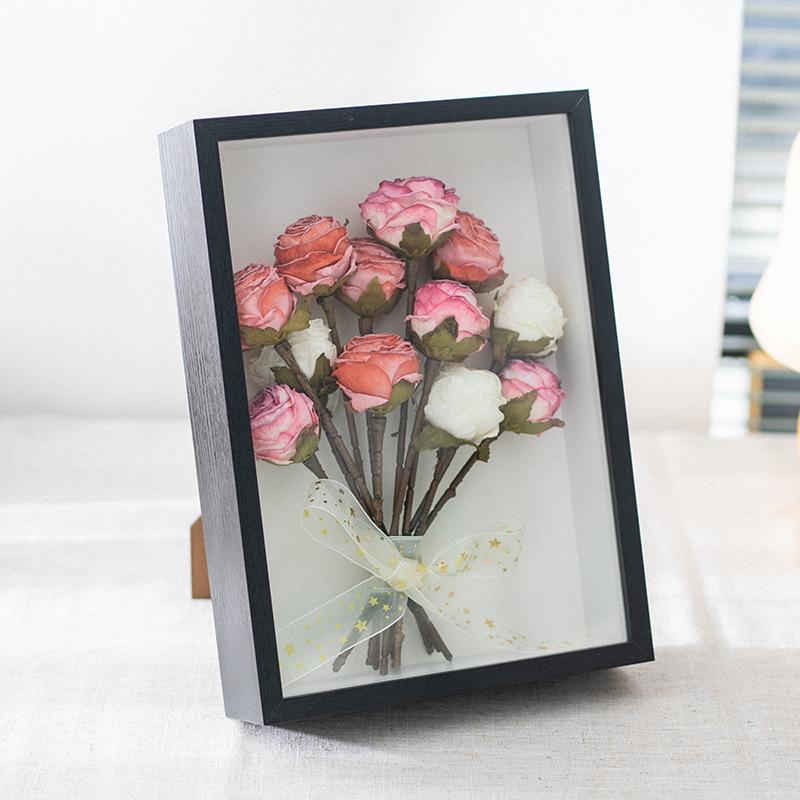 7-Inch 3D Glass Specimen Frame for DIY Dried Flowers, Insect Models, and Photos
