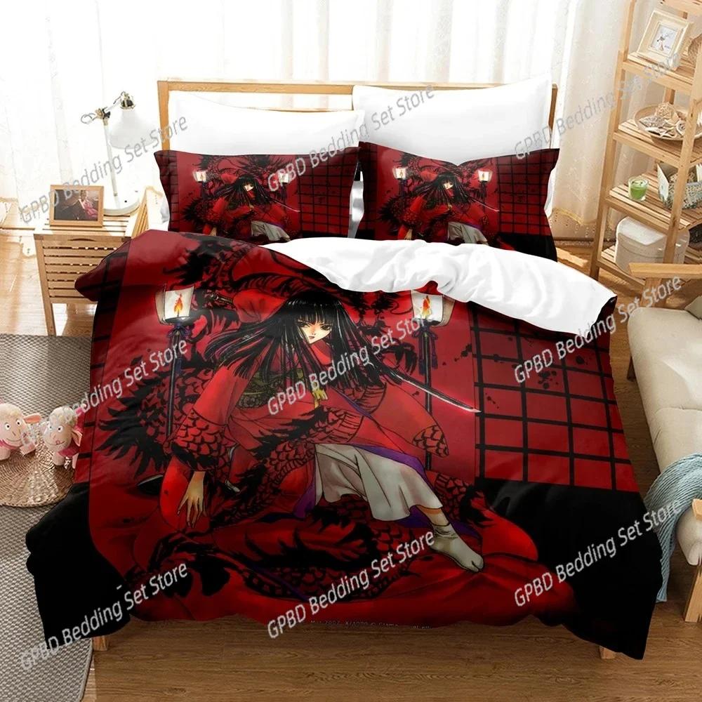 3D Print X19 Anime Beding Set For Bedrom Soft Modern Bedspreads Comefortable Children Kids Soft Duvet Cover Comfortable Quilt Cover And Pilowcase