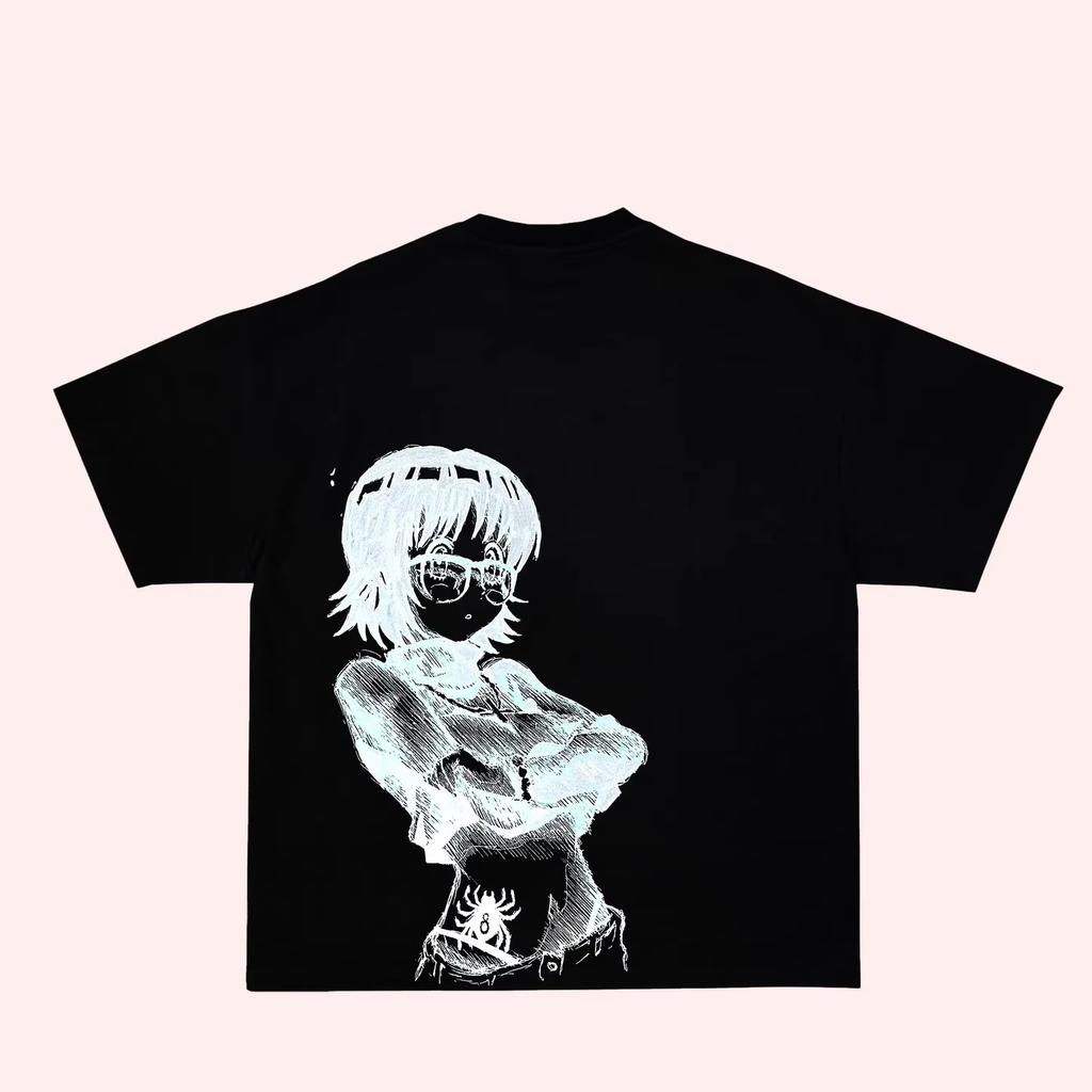 2026Hunter X Hunter Shizuku Murasaki Phantom Troupe Doublesided Anime Tshirt Unisex Unisex Vintage Oversized Streetwear Cotton Tee