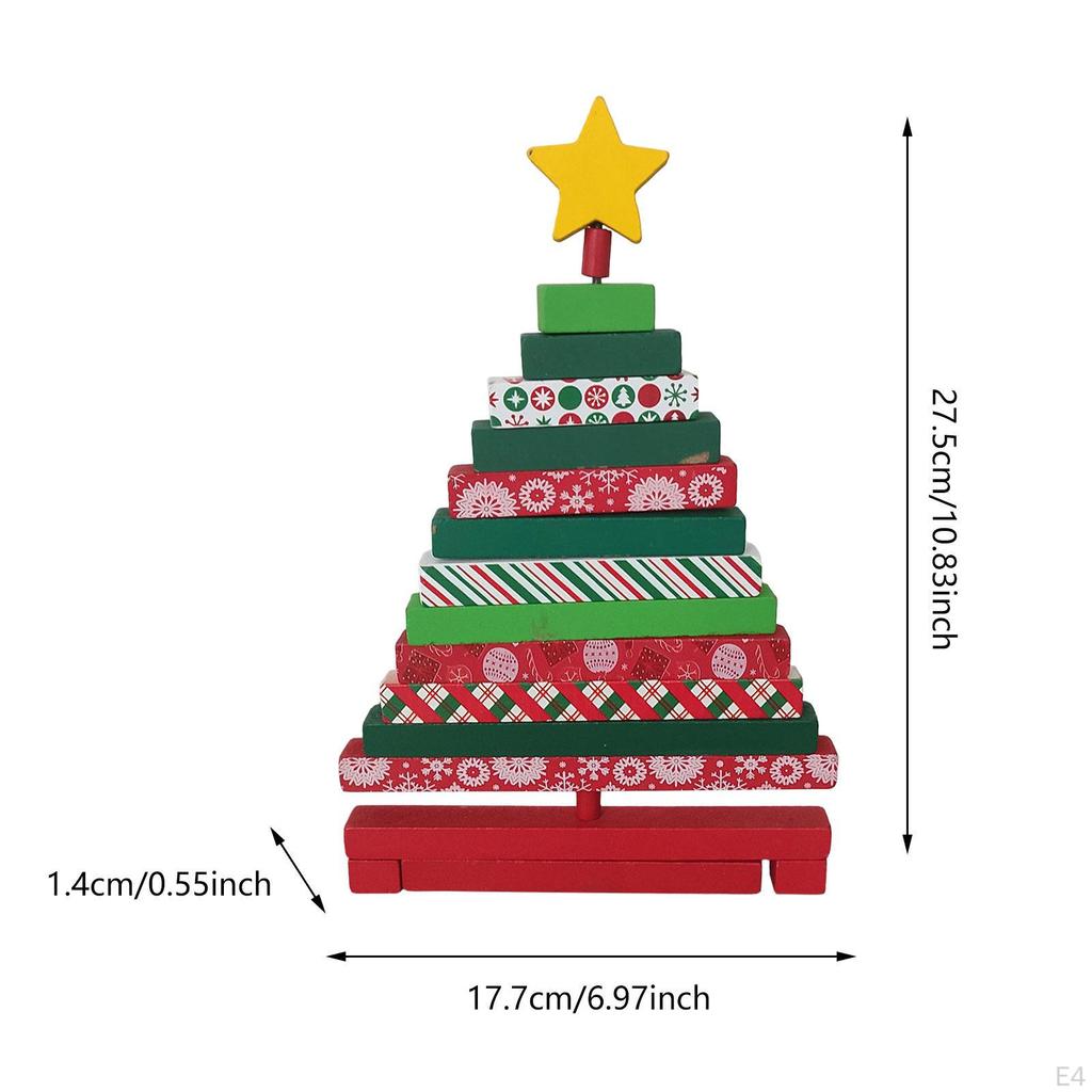 Christmas Tree Ornament Decoration Desktop Aesthetic Craft Xmas Decor for Apartment