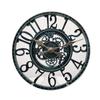 Outdoor Resin Wall Clock Waterproof, 12 Inch Silent Non Ticking Clock Decorative Clock for Patio, Garden, Pool or Living Room