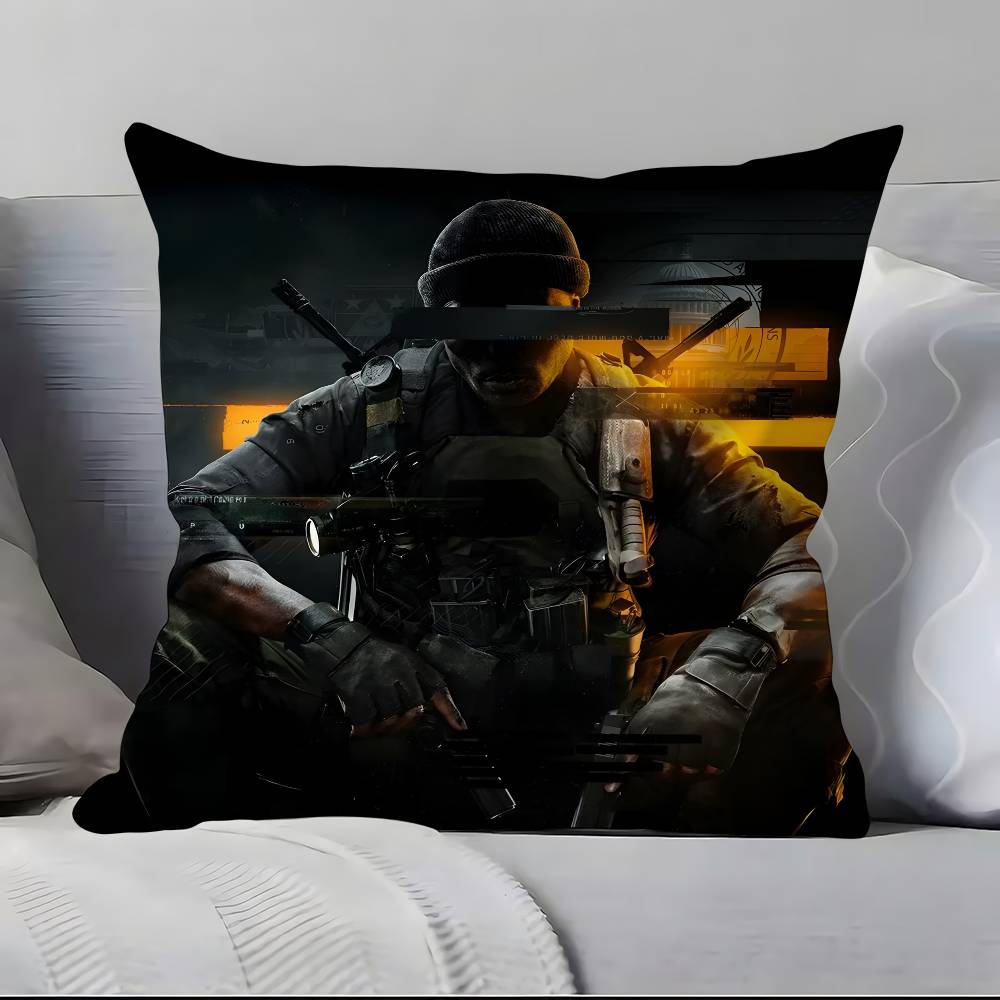 

Ігровий C-Call Of D-Duty Black O-Ops Аніме Наволочка Наволочка М яка Приємна до Шкіри та Зручна З Прихованою Блискавкою 12x12Inch