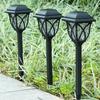 LED Solar Wedding Landscape Lights Auto Sensing Lawn Decor for Reception Venues Backyard Parties