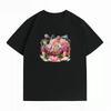 Casual Loose Crew Neck Summer Short‑Sleeve T‑Shirt with Nami Anime Graphic Print Women And Men T-shirt