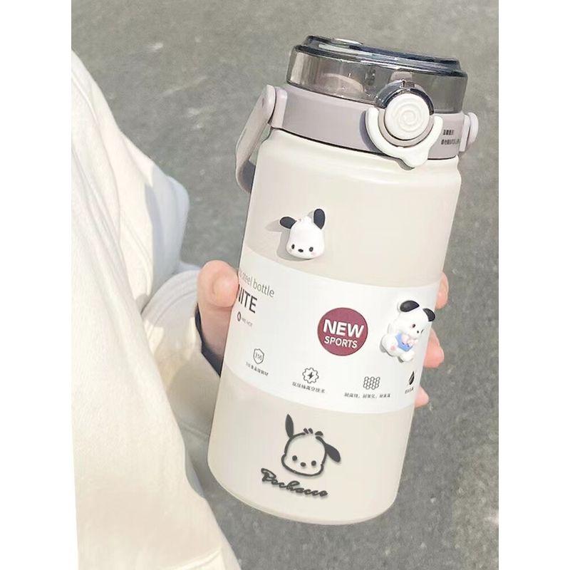 French Fadzomo Large-Capacity Thermos Cup 316 High-Looking Double Drinking Cup for Men and Women, Outdoor Sports Portable Water Bottle