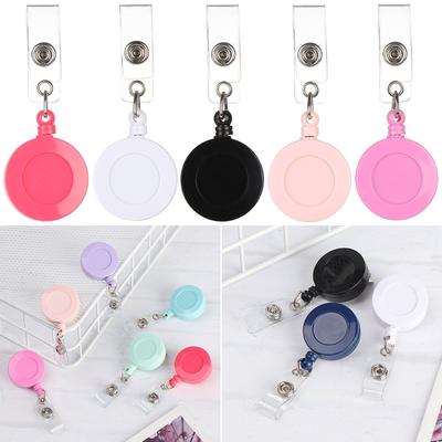 1pc Unisex Office Supplies Anti-Lost Clip Lanyards Badge Holder Key Ring Nurse ID Name Card