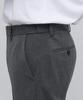 MUSINSA STANDARD Semi-Wide Slit Hidden Banding Slacks [Medium Gray]