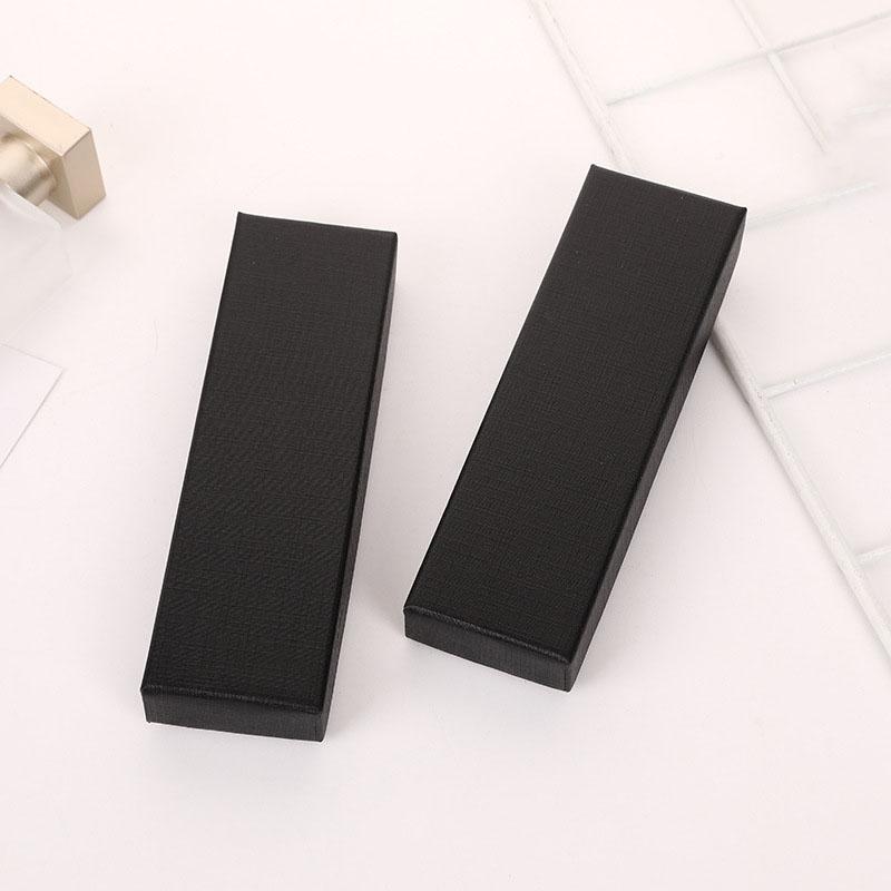 WTEMPO 20PCS 2*4*13CM Rectangular Black Gift Boxes Necklace Bookmark Pen Presents Packaging Boxes