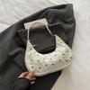 Borsa a Mano Unica con Fiocco Pieghettato Elegante Versatile Borsa a Spalla/Sottobraccio Per Donna